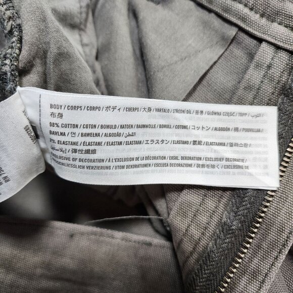 Abercrombie & Fitch Heavy Canvas Carpenter Pants Mens 34x34 Cotton Workwear - Picture 12 of 15